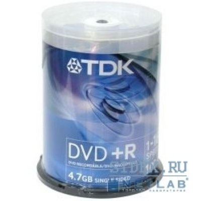    DVD+R TDK 4.7Gb 16  Cake Box (100 ) (75000003931)