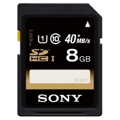    Sony SF-8UY,  SDHC  10 UHS-1 40 /, 8 