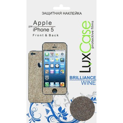   Luxcase    Apple iPhone 5 (Front&Back), Brilliance Wine