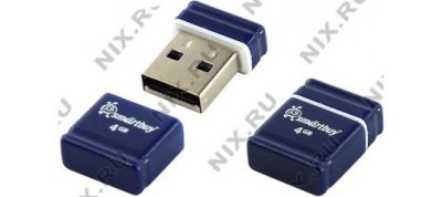    SmartBuy Pocket (SB4GBPoc B) USB2.0 Flash Drive 4Gb (RTL)