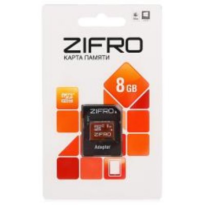     TransFlash 8Gb MicroSDHC Class 10 ZIFRO, 