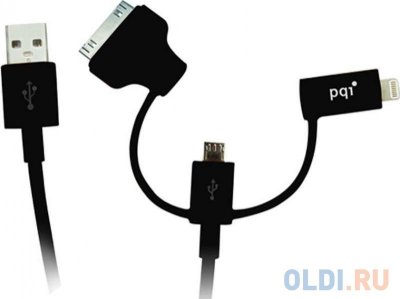    PQI i-Cable Multi-Plug USB-microUSB/Lightning  6PCN-008R0015A