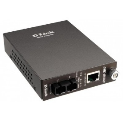    D-Link DMC-515SC 10/100Base-TX to 100Base-FX Media Converter (singlemod)