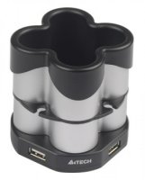    A4Tech 77 /4-port USB2.0 silver+black