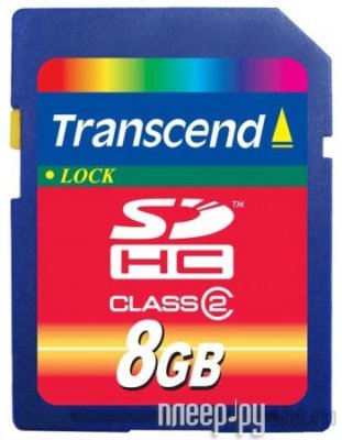   8Gb   SecureDigital (SDHC) Transcend Class 2 (TS8GSDHC2)
