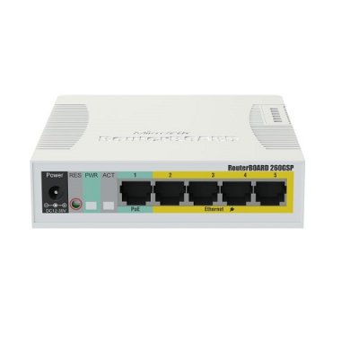    MikroTik RouterBoard RB260GSP 5x1000Mbps