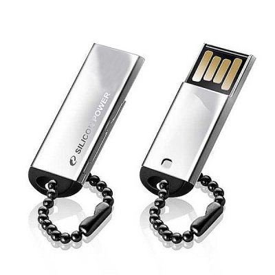   USB - Silicon Power USB Flash 8Gb - Ultima II I-Series Silver SP008GBUF2M01V1S