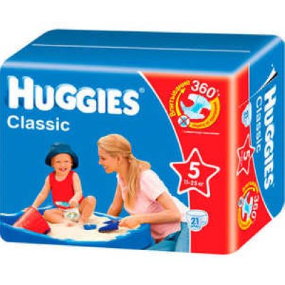   Huggies  Classic Econom Pack 11-25  (21 ) 5029053543178