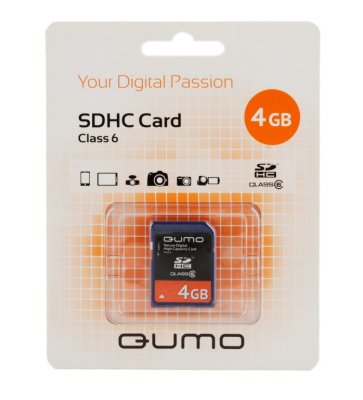     SDHC 4GB QUMO Class 10 [QM4GSDHC10]