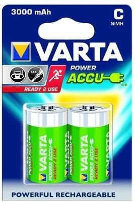    C - Varta 3000mAh Power Accu 56714 (2 )