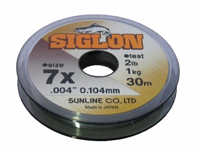     Sunline SIGLON TIPPET 30m Clear 0.104mm 1kg