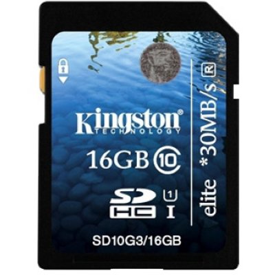     MicroSD 16Gb Kingston (SDCA10/16GB) Class 10 UHS-I microSDHC + 