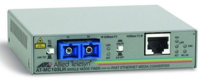    Allied Telesis (AT-MC103LH) 100TX (RJ-45) to 100FX (SC) single-mode fiber (40km)