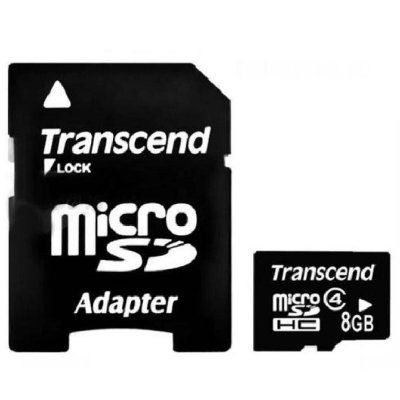     MicroSDHC 8GB Class10 UHS-I U1 Transcend 300x,  , (TS8GUSDCU1)