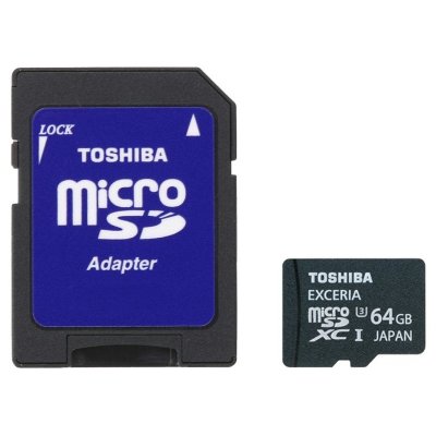     64Gb - Toshiba - Micro Secure Digital XC Class 10 SD-CX64UHS1