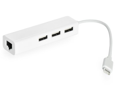    Gurdini HUB Ethernet adapter with 3 USB Port / Type-C  APPLE MacBook 12