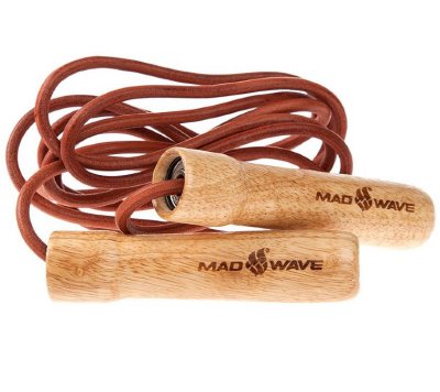    Mad Wave Wooden Skip Rope Brown M1321 04 0 00W