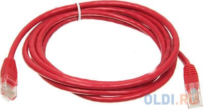   Patchcord molded 5E Copper 2m Red