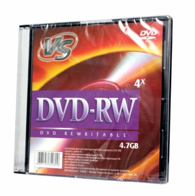    DVD-RW VS 4,7Gb 4x 5  slim