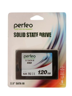    120Gb - Perfeo SSD 2.5 SATA-III TLC PFSSD120GTLC