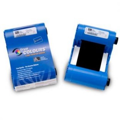    Zebra 800017-201 iSeries black monochrome ribbon cartridge for P1xx printers, 1000 images