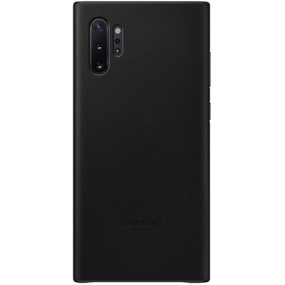    Samsung Leather Cover  Note 10+, Black