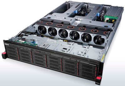    Lenovo ThinkServer RD650 1xE5-2620v3 DDR3 1x8Gb 1x750W Raid 720 (70D2001FEA)