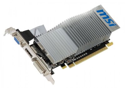    1Gb (PCI-E) MSI N210-MD1GD3H/LP  CUDA GDDR3, 64 bit, HDCP, VGA, DVI, HDMI, Low Profile,