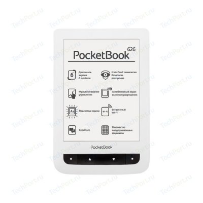     PocketBook 626 White (PB626-D-RU)