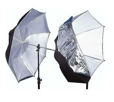    Lastolite 100cm Dual Duty Umbrella 4523 White/Silver/Black