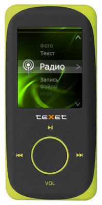   4Gb  Texet -189 green,  mp3