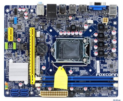   .  FOXCONN H61MXE-S (S1155, iH61, 2*DDR3, PCI-E16x, SVGA, DVI, SATA, GB Lan, uATX, Retail)