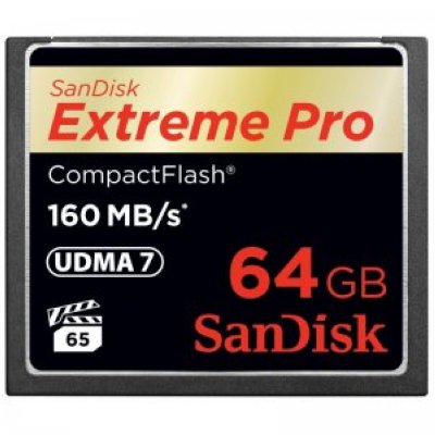     64Gb - Sandisk 1000x Extreme Pro CF 160MB/s - Compact Flash SDCFXPS-064G-X46
