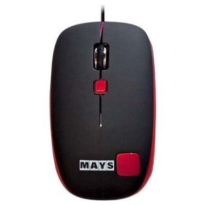    MAYS MN-220r Black-Red USB