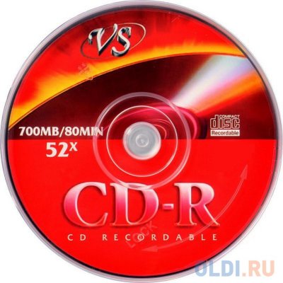    CD-R VS 700 Mb, 52x, Shrink (25), (10/600)