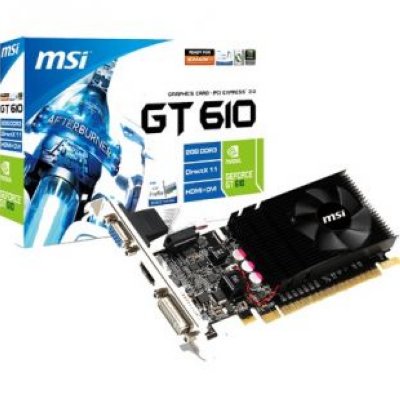   MSI N610-2GD3/LP  PCI-E NVIDIA GeForce 610 Low Profile 2GB GDDR3 64bit 40nm 550/1000MHz DV