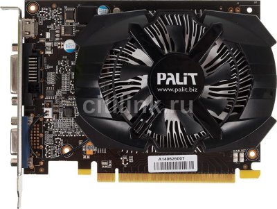    Palit GeForce GT 740 993Mhz PCI-E 3.0 1024Mb 5000Mhz 128 bit DVI Mini-HDMI HDCP OEM