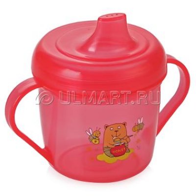      Happy Baby      Baby Bottle Red 10008 ( 