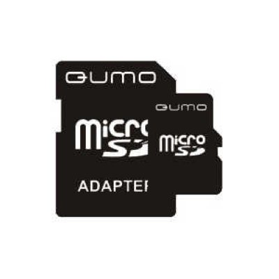     MicroSDHC 16GB QUMO Class4 + adp [QM16GMICSDHC4]