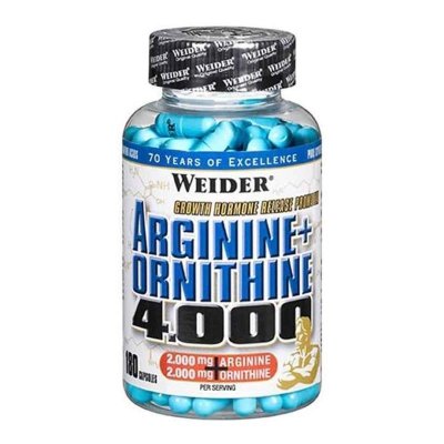     Weider Arginine + Ortnithine 4.000, 180 