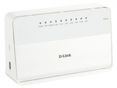   D-link DIR-825/A/D1A  WiFi  600Mbps 802.11n, 2,4 /5 , 4xLan 1 Gb, 1xWan 1Gb, 1x