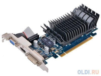    1Gb (PCI-E) ASUS 210 SILENT BRK (GF210, GDDR3, 64bit, HDCP, VGA, DVI, HDMI, Retail)