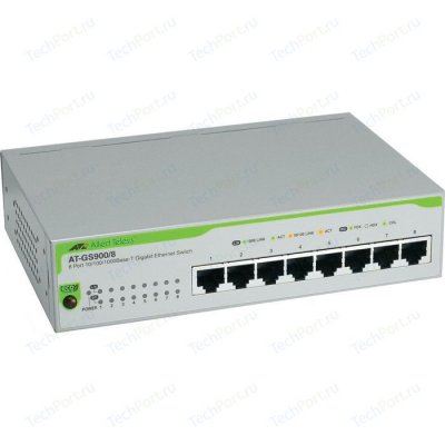    Allied Telesis (AT-GS900/8E) 8 port 10/100/1000TX unmanged with external power supply