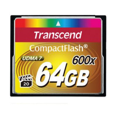   (TS64GCF600)   64  TRANSCEND  Compact Flash,  600x