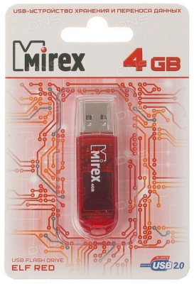    USB Flash Mirex ELF RED 4 