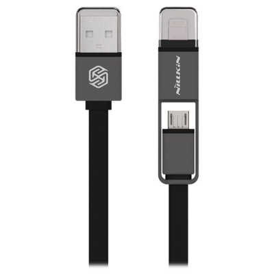    Nillkin Plus Cable 2 in 1 USB-Micro - Lightning Black P-DC NK-Plus