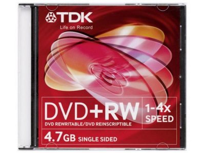    DVD+RW TDK 4.7Gb 4x SlimCase 1  19522
