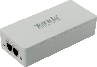    TENDA (POE1500S) Gigabit PoE Injector (1 UTP 10/100/1000Mbps Data-In, 1 UTP 10/100/1000Mbps
