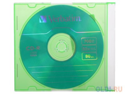    CD-R 80min 700Mb Verbatim 52x Slim Color