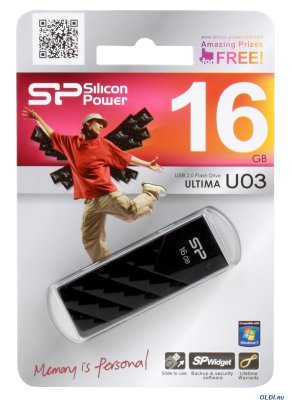   USB Flash  16GB Silicon Power Touch 850 (SP016GBUF2850V1K-IF) Black Limited Edition